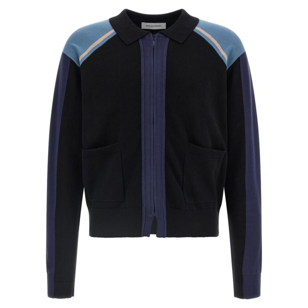 Kiko Kostadinov Blue Cotton Men's Cardigan